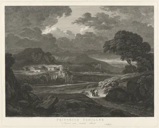 Il grande paesaggio eroico, dedicato a Schiller