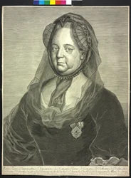 Imperatrice del Sacro Romano Impero Maria Teresa (incisione)