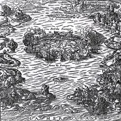 Un grande pasto in Germania, dettaglio del servizio da vino (in basso a destra), inciso da Christian Engelbrecht & Johann Andreas Pfeffel (incisione)