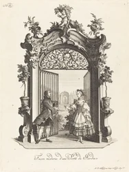 Porta di giardino in stile moderno
