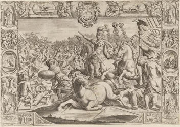 Allegoria su Urbano VIII, Papa (Maffeo Barberini 1623-1644)