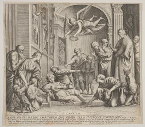 La morte di Santa Cecilia