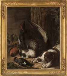 Un cane da caccia e la sua preda, 1768