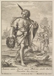 Davide con la testa di Golia, 1705-62
