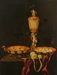Natura morta con un calice, 1676
