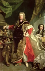 Carlo VI (1685-1740), imperatore del Sacro Romano Impero, con le vesti dell