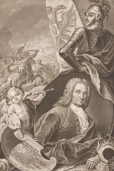 Ritratto di Georg Philipp Rugendas, c. 1745