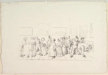 Il Pubblico a una Mostra, 1831