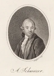 Ritratto del compositore Anton Schweitzer 1735-1787, 1785