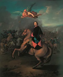 Pietro I alla battaglia di Poltava, 1710s
