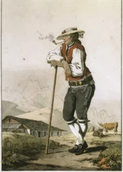 Un contadino del Cantone di Unterwalden
