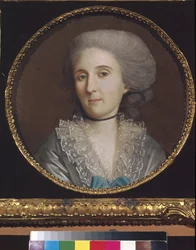 Ritratto della principessa Natalia V. Saltykova - Opera di Johann Heinrich Schmidt, pastello su carta