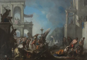 Il rapimento delle Sabine, 1640 circa (olio su tela)
