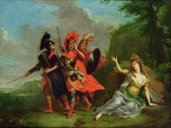 Carlo e Ubaldo strappano Rinaldo dalle braccia di Armida, 1783
