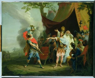 Achille ha una disputa con Agamennone, 1776