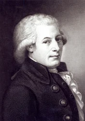 Ritratto di Wolfgang Amadeus Mozart (1756-91) compositore austriaco, inciso da Lazarus Gottlieb Sichling (1812-63)