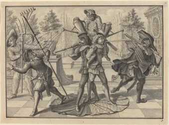 Arlecchino e Scaramuccia Creano una "Fontana"