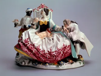 Signora con un cagnolino, 1737