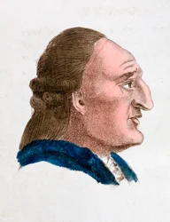Le caratteristiche facciali di una persona dal temperamento focoso e appassionato, 1808