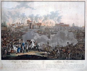 La battaglia di Ratisbona il 23 aprile 1809