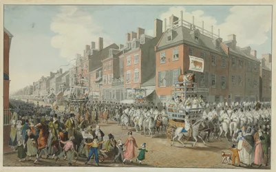 Parata dei Fornitori, Filadelfia, 1821