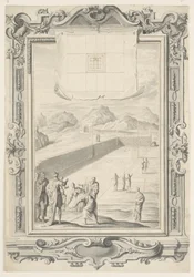 Studio per il primo piano del Tempio di Salomone, Tavola 420, Physica Sacra