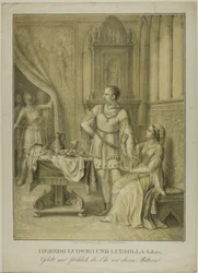 Il duca Ludovico I e Ludmilla