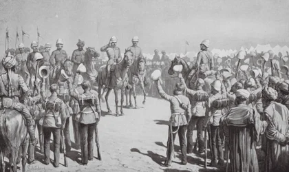 Contingente australiano che lascia Suakin