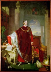 Il conte Ferenc Szechenyi, statista ungherese (dipinto su tela)