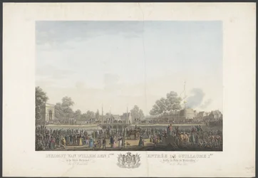 Ingresso di Guglielmo I nella città di Bruxelles, 30 marzo 1815