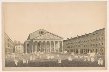Veduta del Teatro Reale a Bruxelles