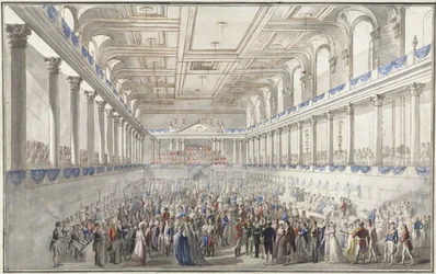 Redoute paré durante il Congresso di Vienna il 9 ottobre 1814