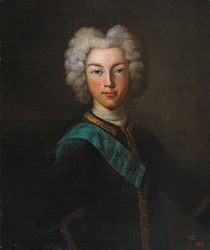 Ritratto dello Zar Pietro II di Russia 1715-1730, fine anni 1720