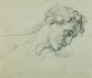 Studio della testa per "Arindal e Daura"