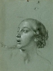 Studio della testa per "Arindal e Daura"
