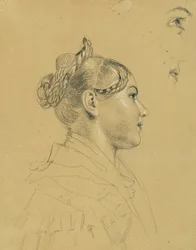Studio di ragazza per "Ritorno dell