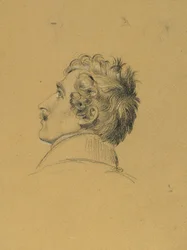 Studio di ritratto per "Ingresso dopo la pace di Parigi"