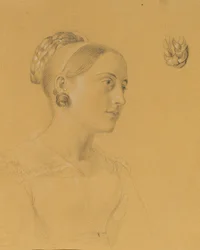 Studio femminile per 