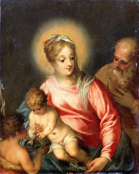 La Sacra Famiglia con Giovanni Battista