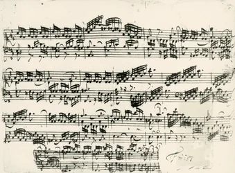 Partitura per 15 Invenzioni BWV 772-801, contrappunto a 2 voci