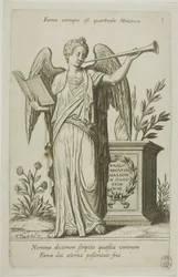 Fama, tavola 1 da Parnassus Biceps