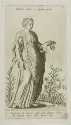 Tersicore, Musa della Danza, tavola 9 da Parnassus Biceps