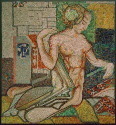 Suonatrice di liuto