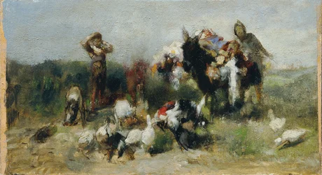 Scena da Don Chisciotte (Lotta con il pollame)