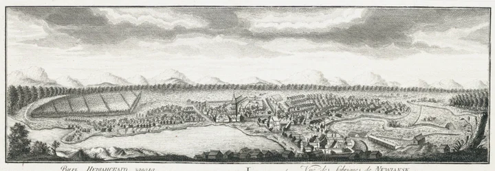 Veduta delle fabbriche di Nevyansk, ca 1735