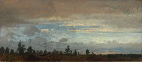 Cielo serale nuvoloso