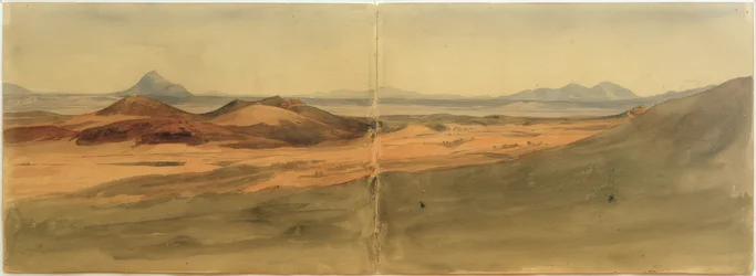 Paesaggio con i monti Sabini