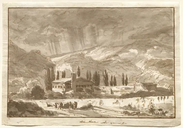 Una Tempesta sulle Montagne vicino a Nocera