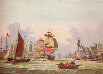 Il Tamigi a Limehouse, c. 1780