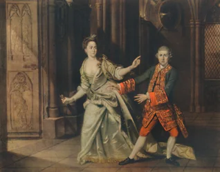David Garrick e Mrs. Pritchard come Macbeth e Lady Macbeth